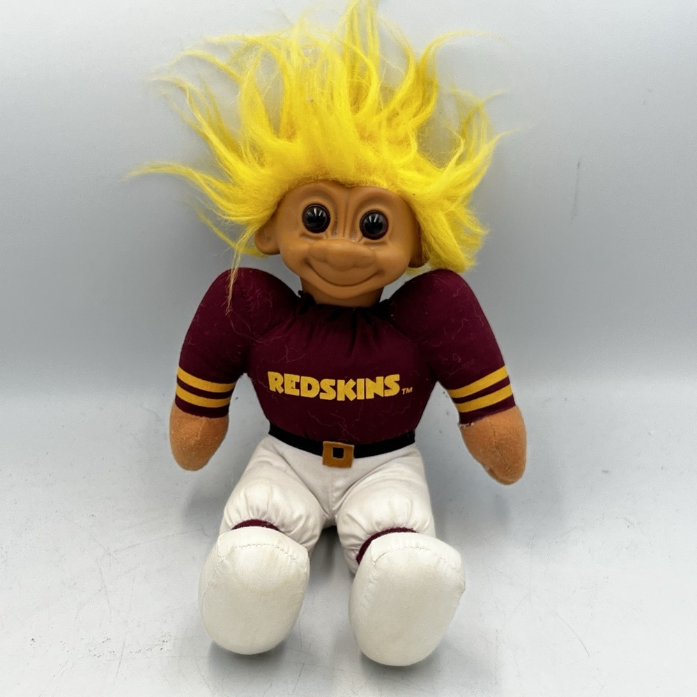 Troll Kidz‎ Washington Redskins Russ Troll Doll * 12" Tall * Vintage